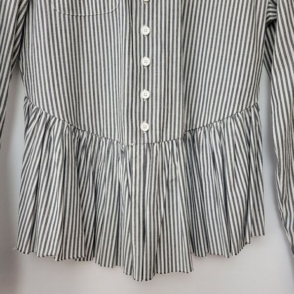 Striped Ruffles Shirt - Picture 2 of 16